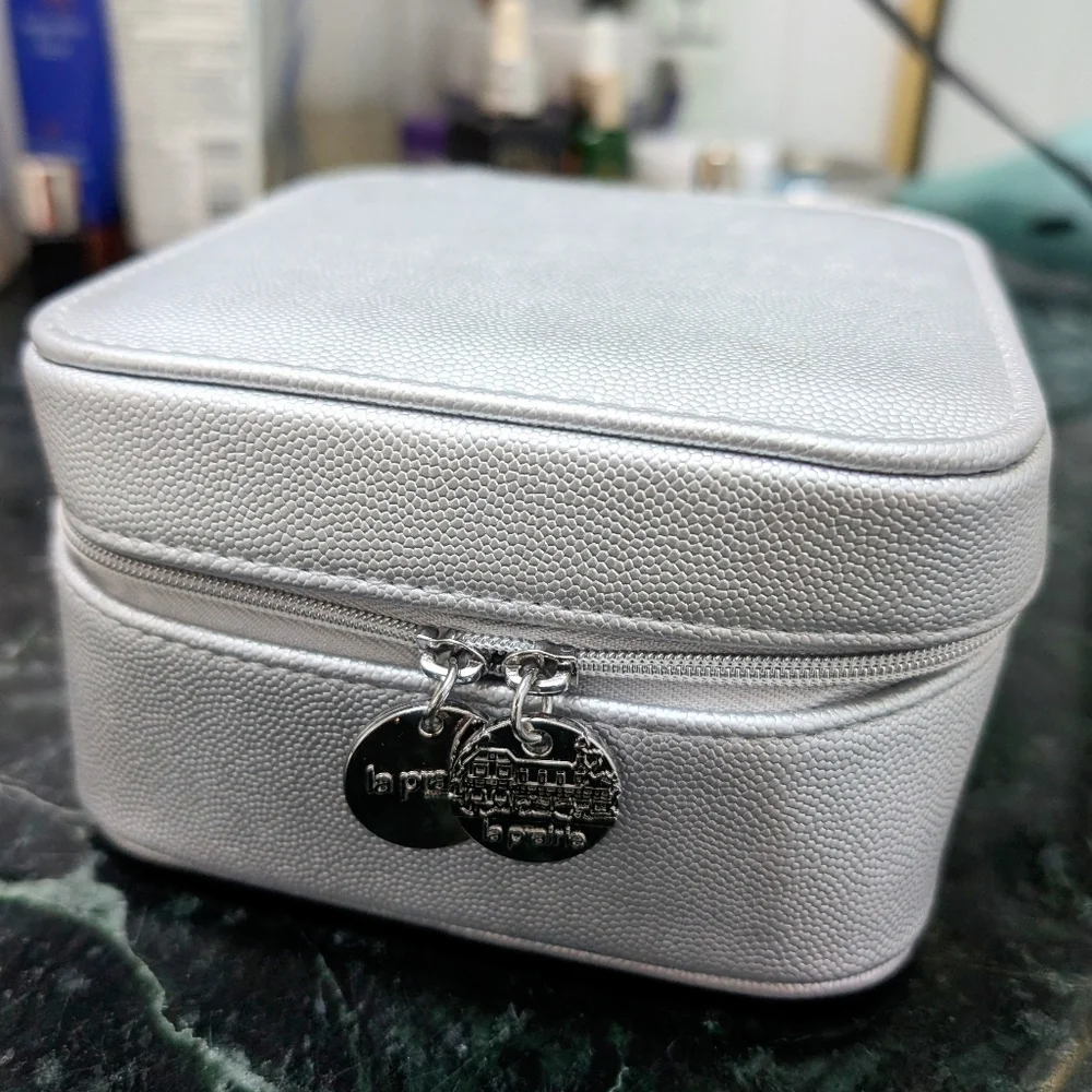 La Prairie Silver Square Cosmetic Case